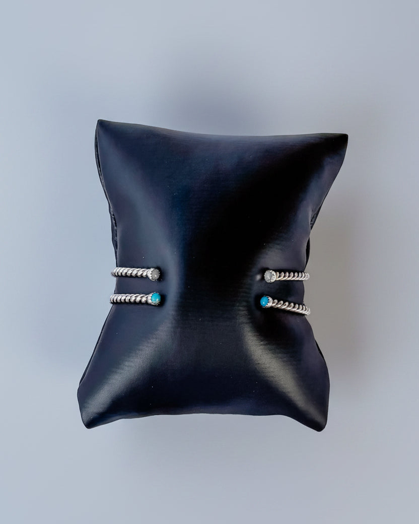 Nazareth Mother of Pearl Rope Cuff - Wooten's