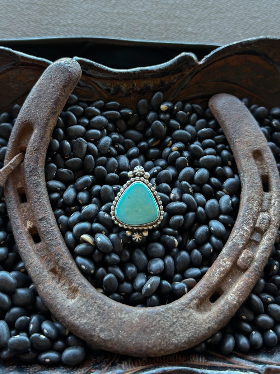 Am I Blue Turquoise Ring - Horseshoe J & Co.
