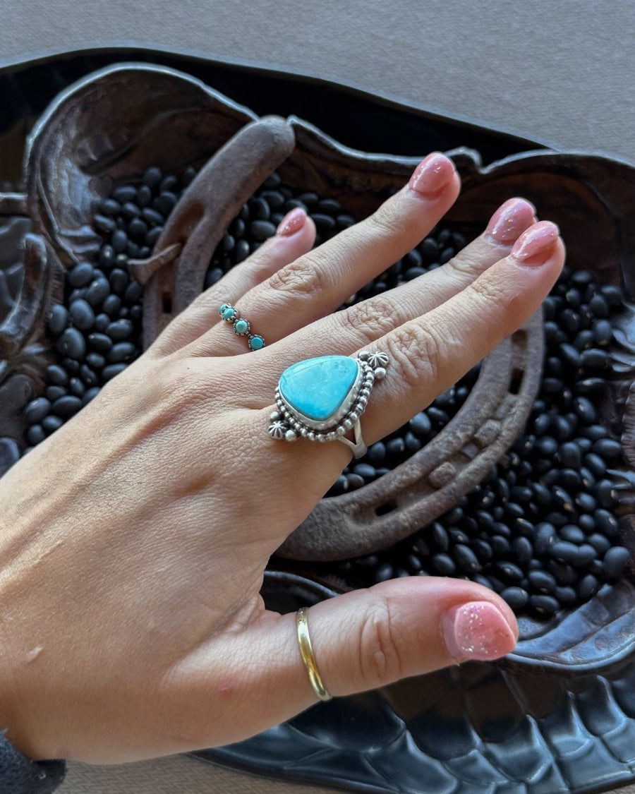 Am I Blue Turquoise Ring - Horseshoe J & Co.