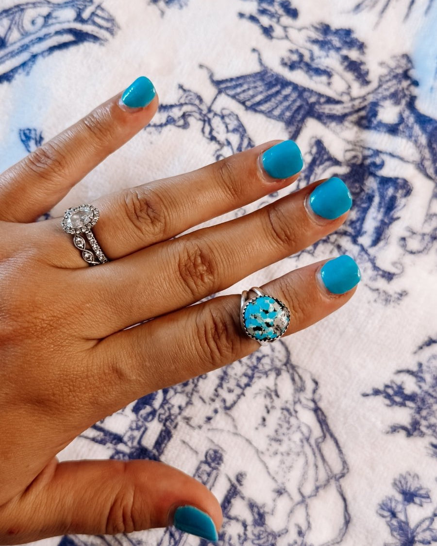 Avinger Turquoise Ring - ring - Horseshoe J & Co.