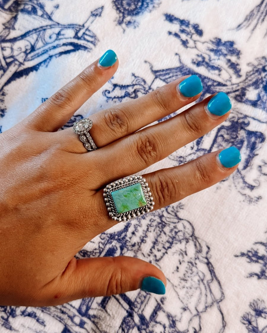 Barry Turquoise Ring - ring - Horseshoe J & Co.