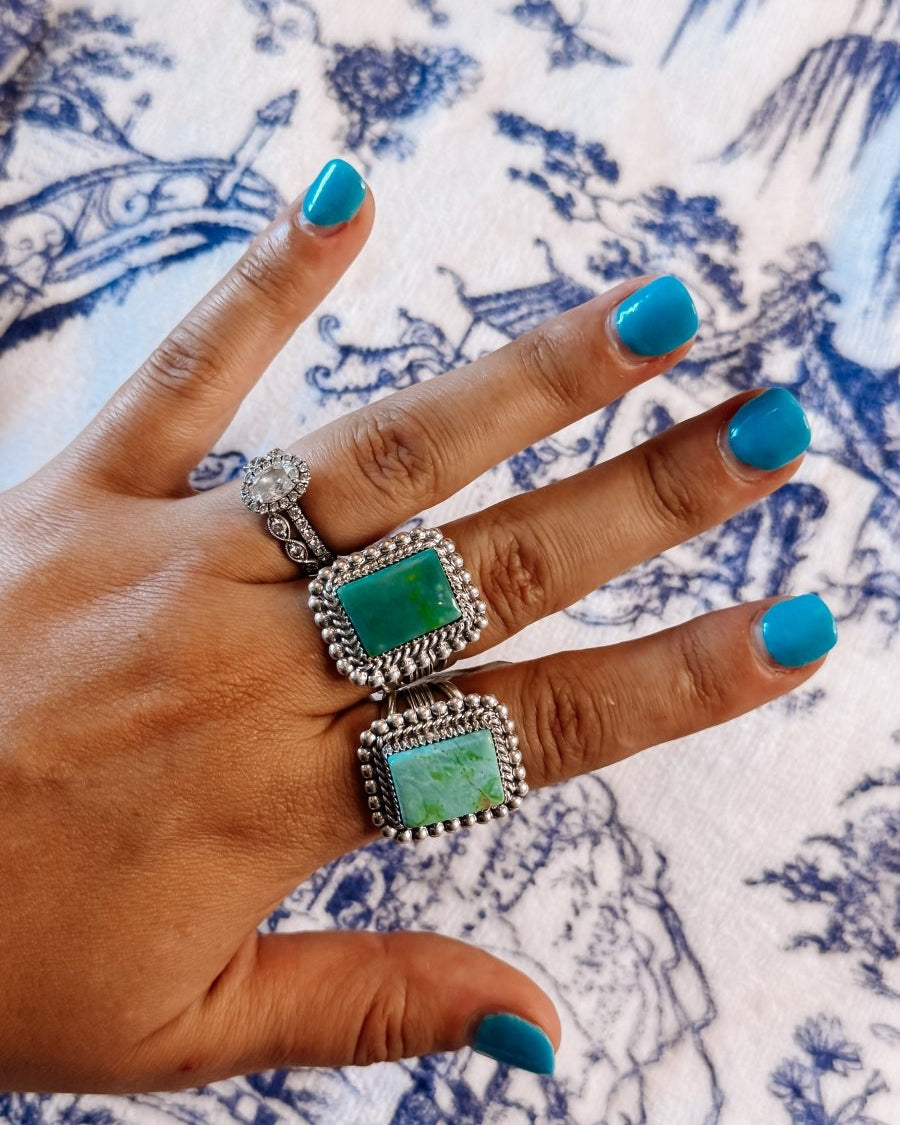 Barry Turquoise Ring - ring - Horseshoe J & Co.