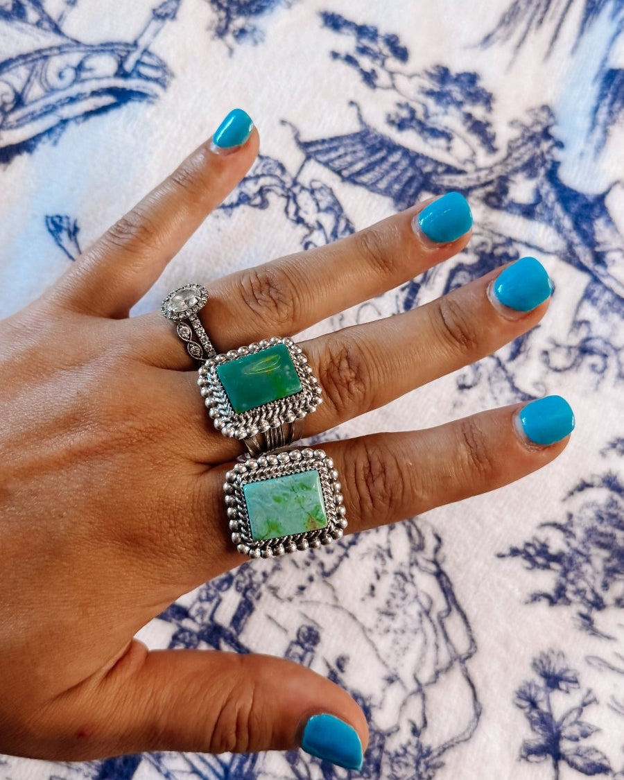 Barry Turquoise Ring - ring - Horseshoe J & Co.