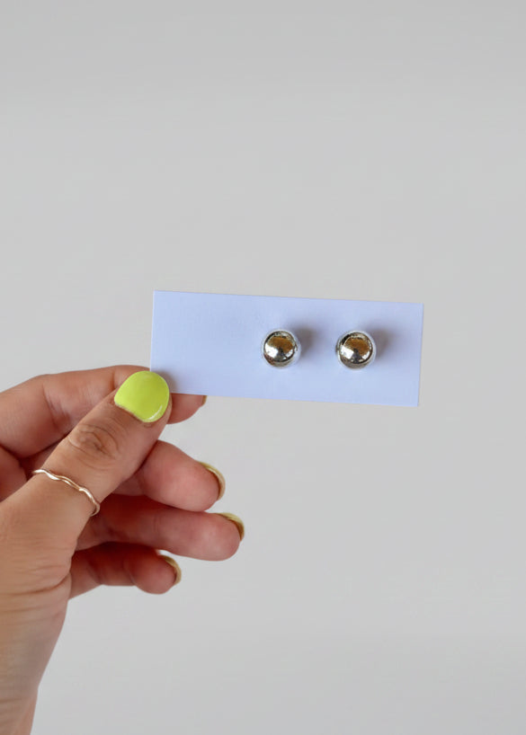 Beckton Silver Stud Earrings - Wooten's