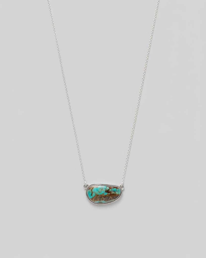 Blue Train Turquoise Necklace - Horseshoe J & Co.