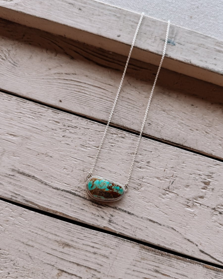Blue Train Turquoise Necklace - Horseshoe J & Co.
