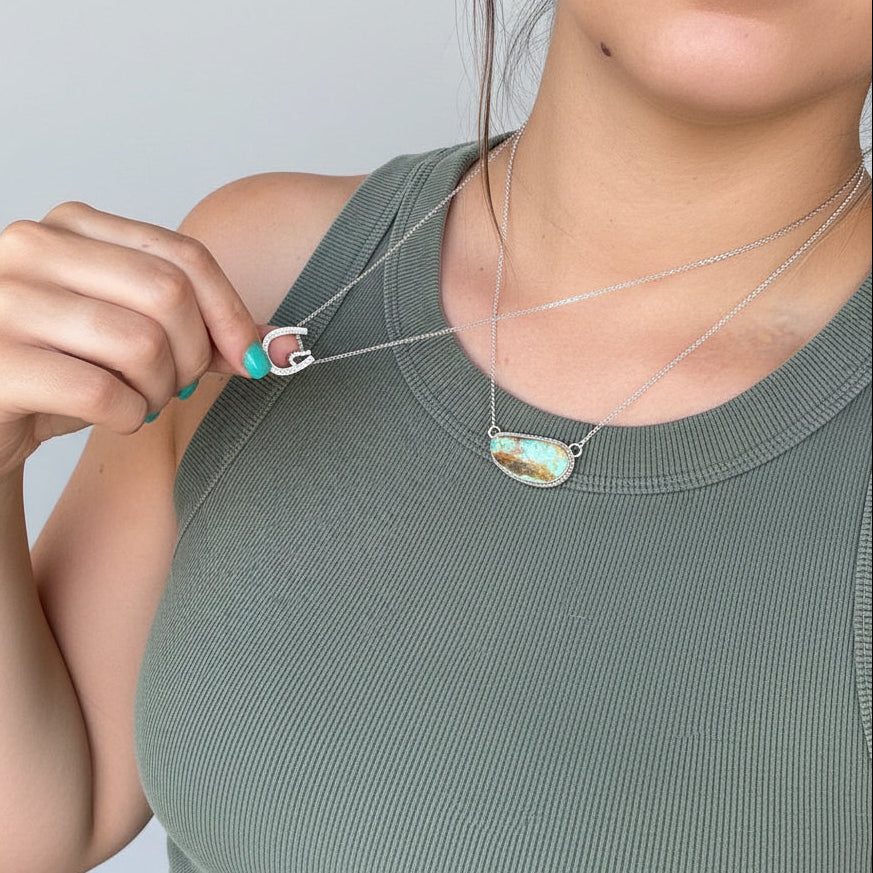 Blue Train Turquoise Necklace - Wooten's