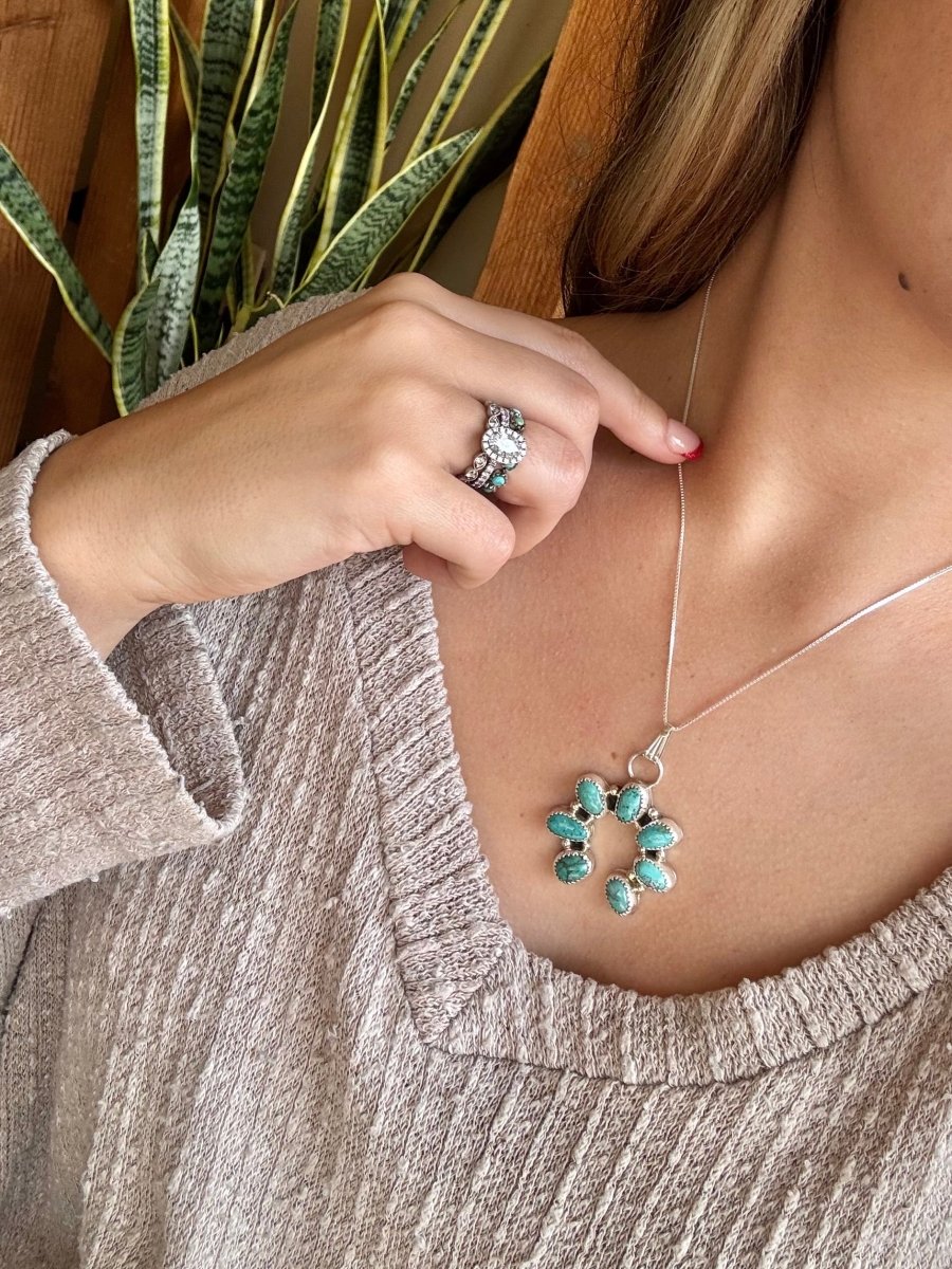 Bowen Naja Turquoise Necklace Pendant - Pendant Only - Wooten's