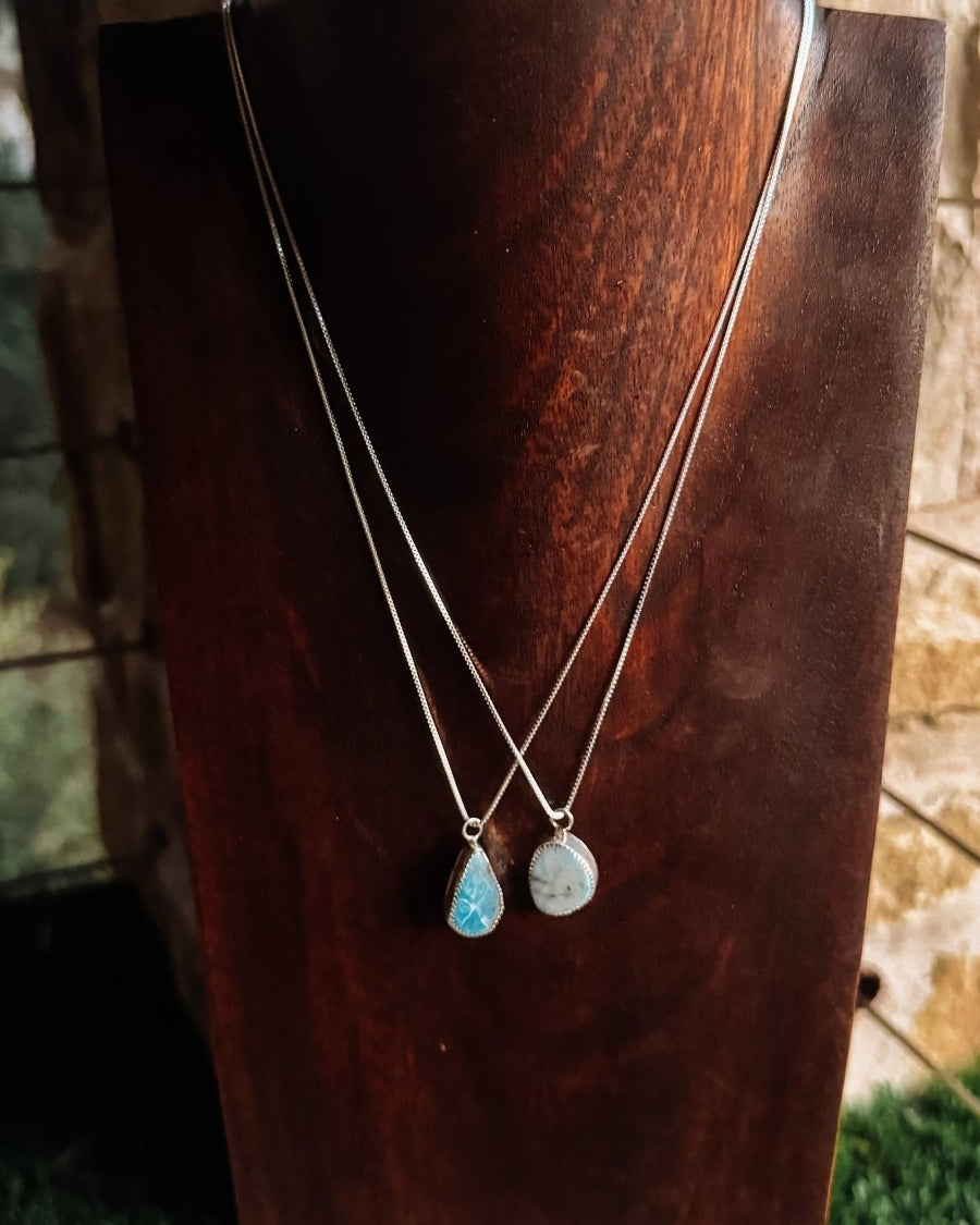 Bryan Larimar Necklace - Wooten's