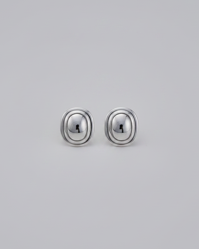 Busby Oval Stud Earrings - Wooten's
