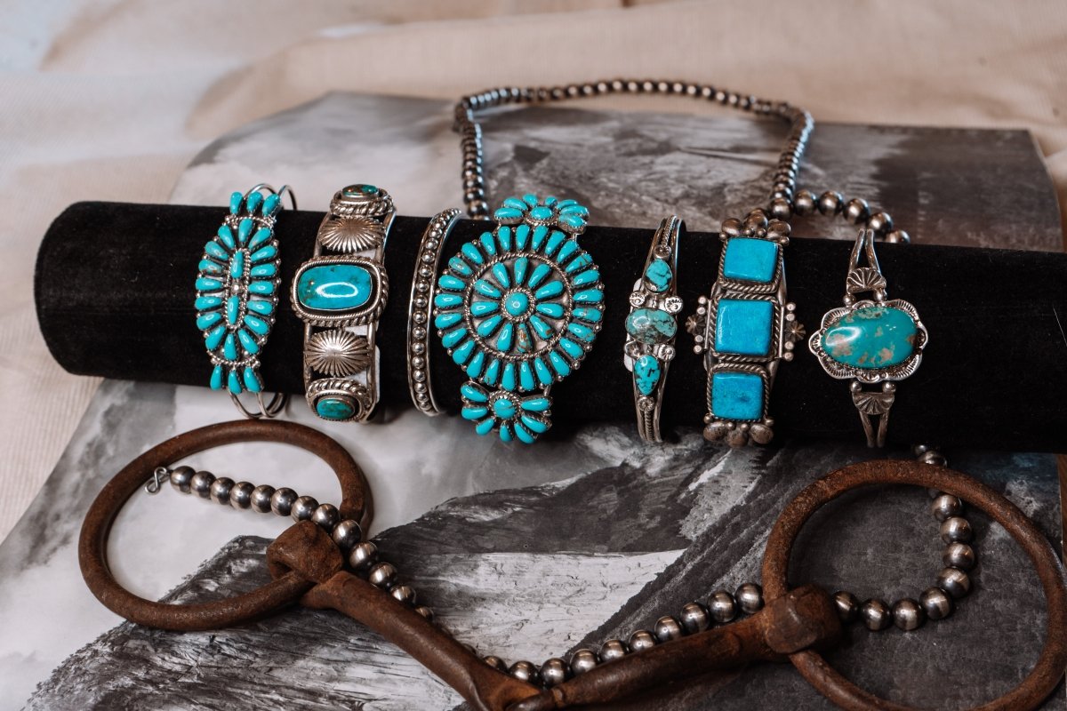 Cayote Turquoise Cuff Bracelet - Horseshoe J & Co.