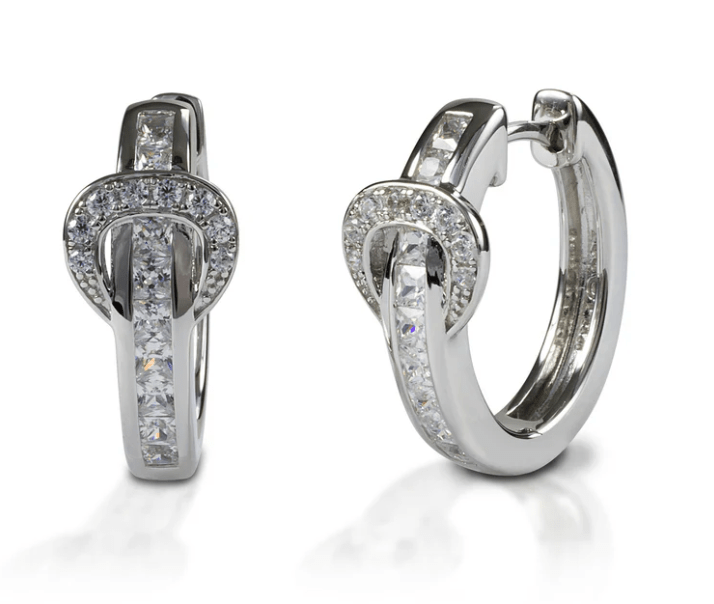 Cowgirl Luxe Buckle Hoop Earrings - Wooten's