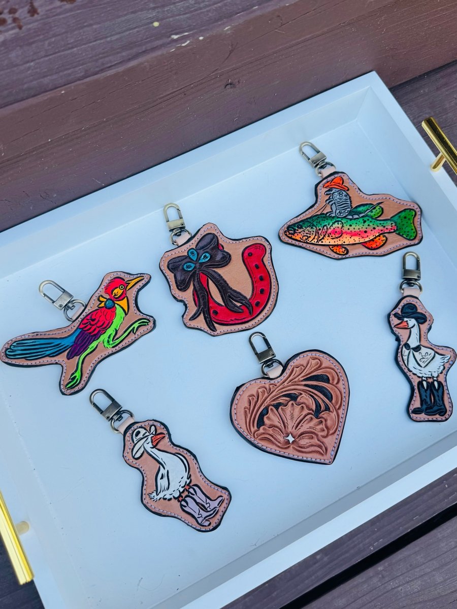 Cowgirl Purse Charm/Keychain - Wooten's