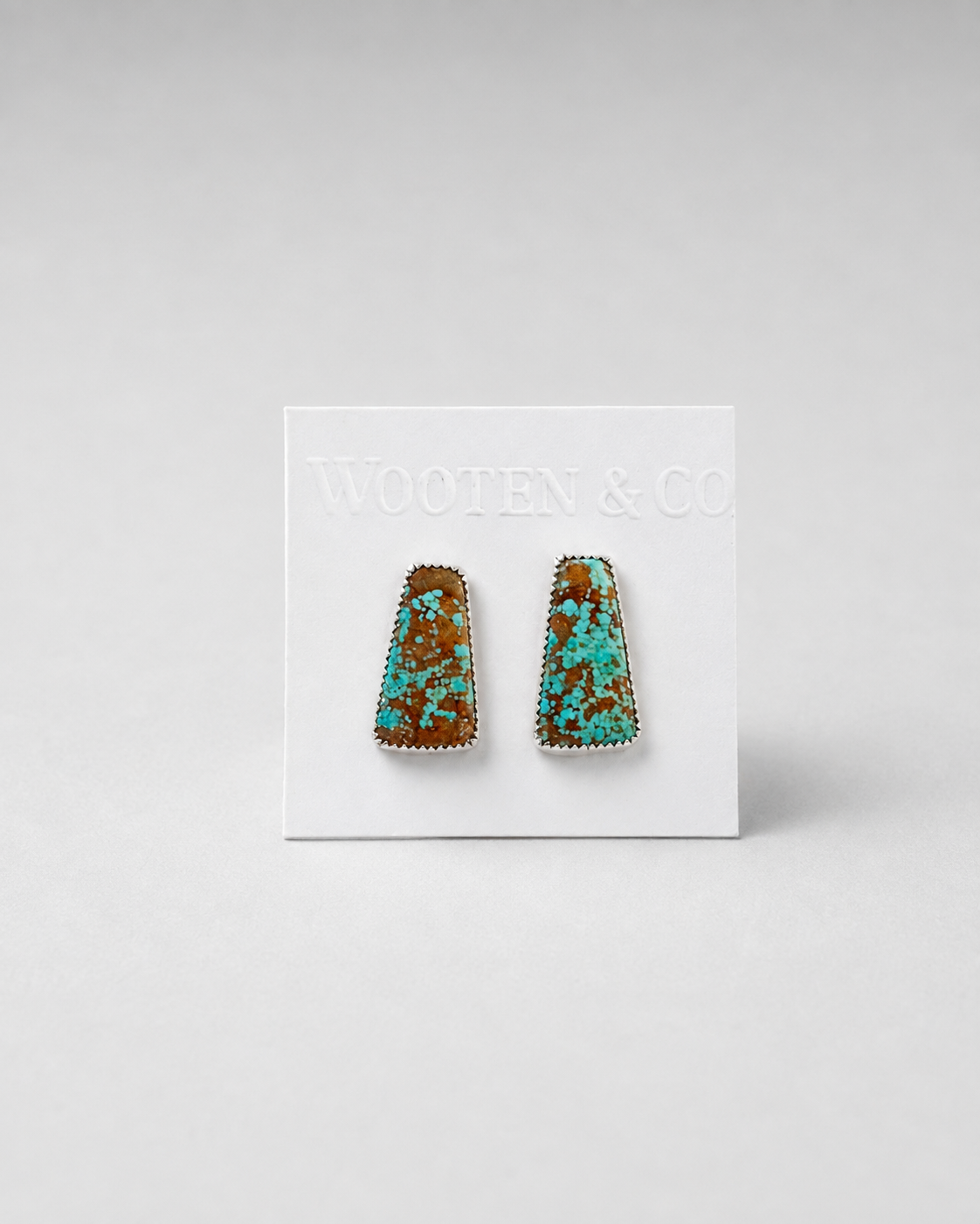 Daisetta #8 Turquoise Stud Earrings - Wooten's