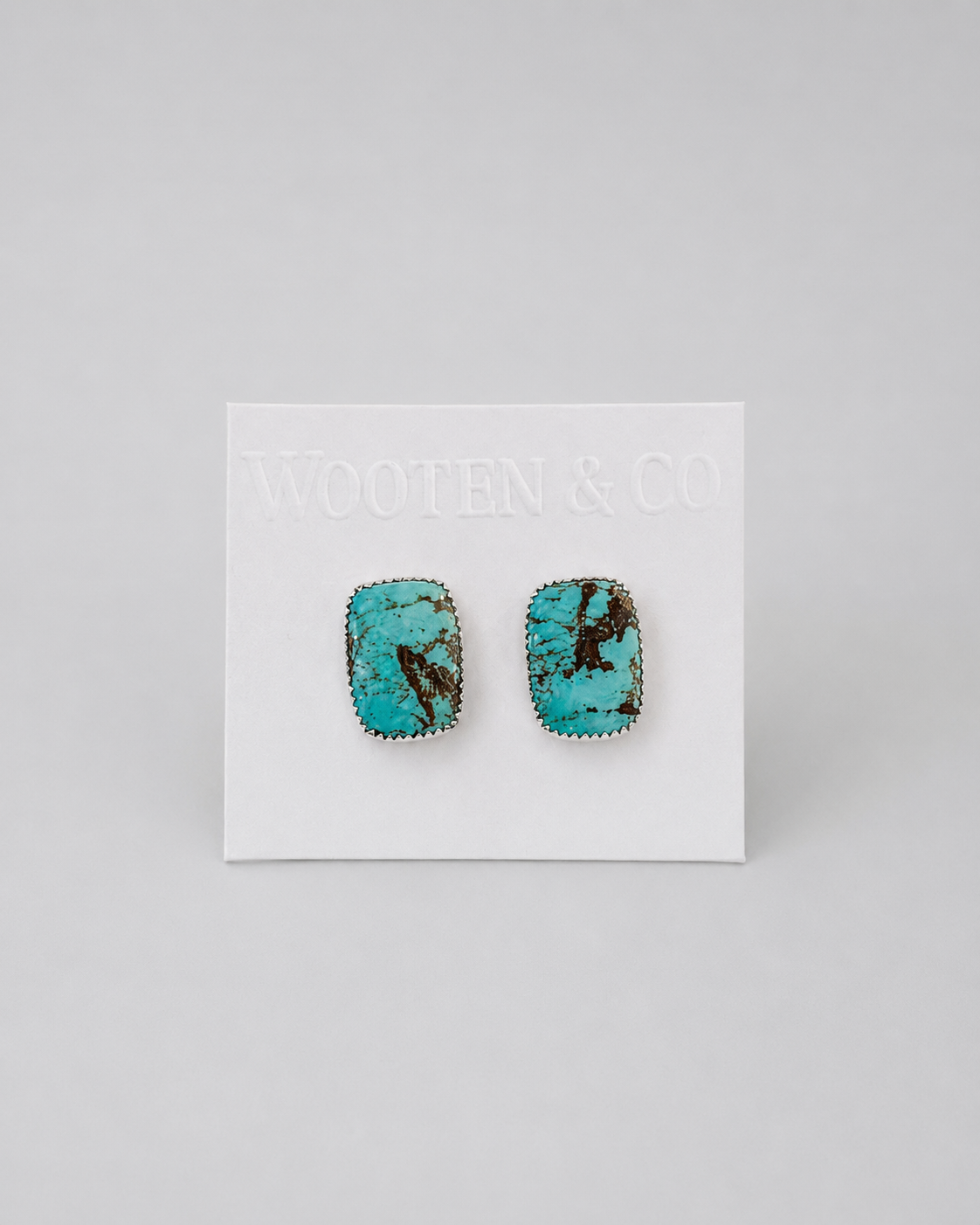 Daisetta #8 Turquoise Stud Earrings - Wooten's