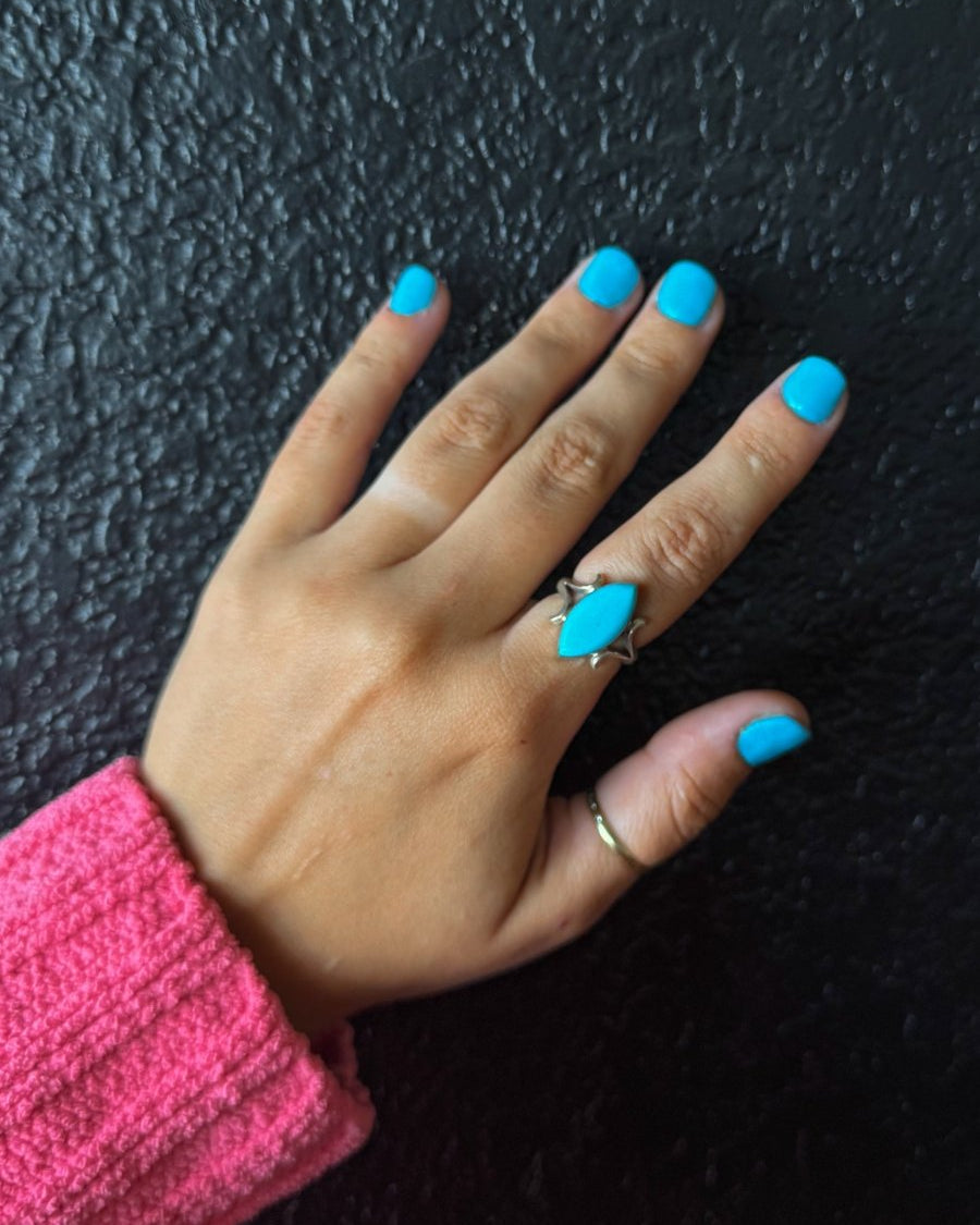 Dander Turquoise Ring - ring - Horseshoe J & Co.