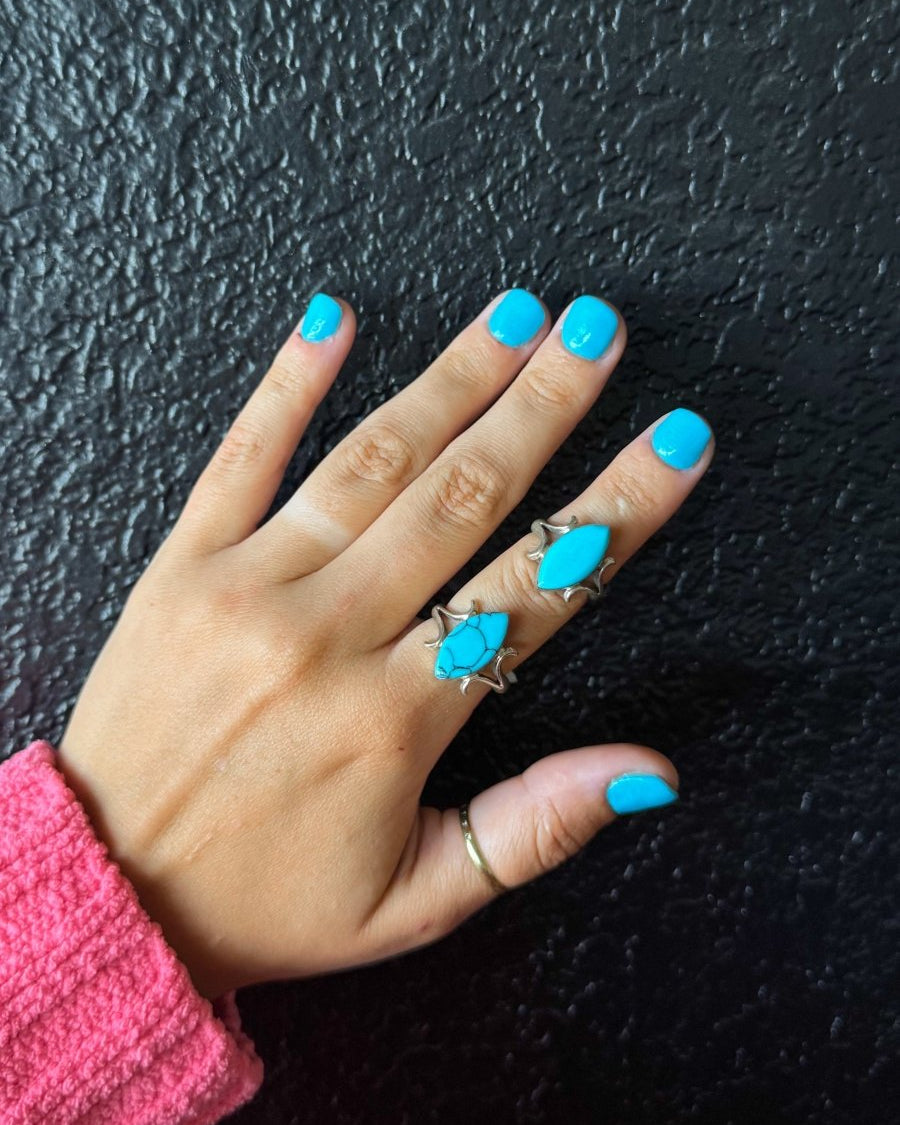 Dander Turquoise Ring - ring - Horseshoe J & Co.