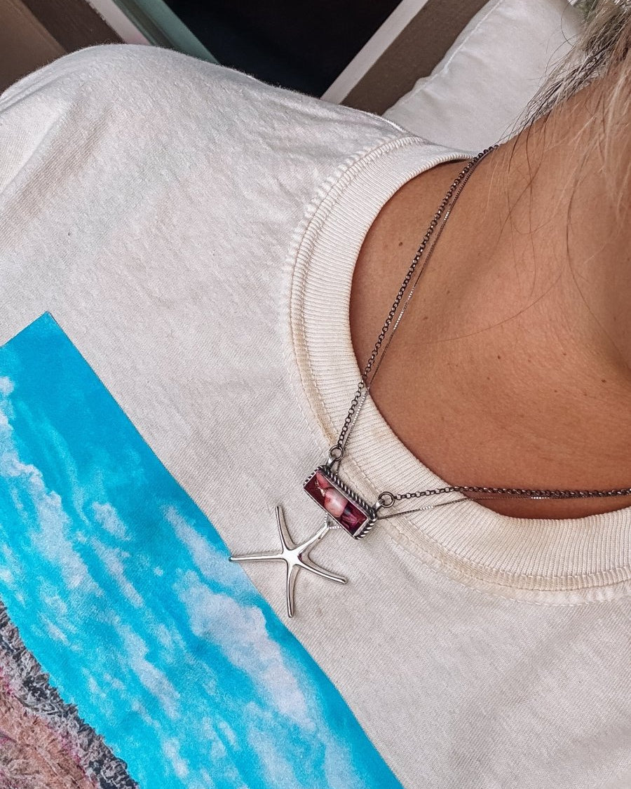 Deadshot Dahlia Rose Necklace - Horseshoe J & Co.