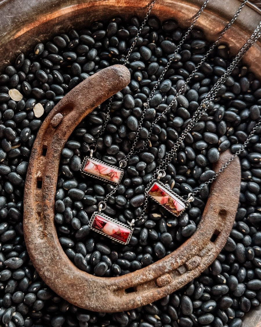 Deadshot Dahlia Rose Necklace - Horseshoe J & Co.