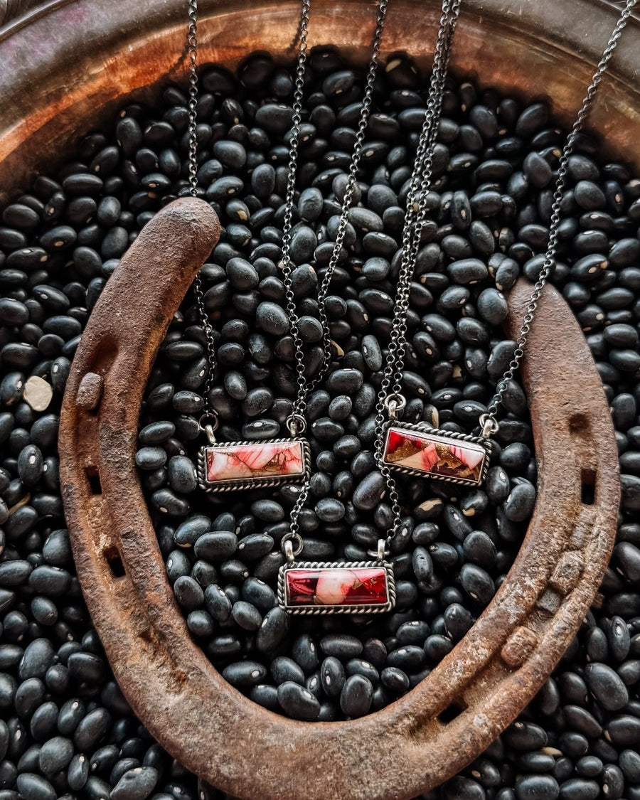 Deadshot Dahlia Rose Necklace - Horseshoe J & Co.