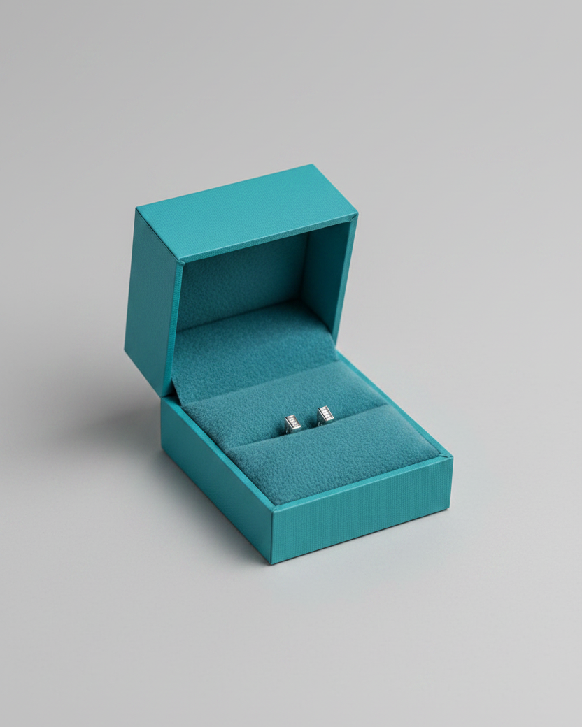 Decker Tiny Baguette Studs - Wooten's