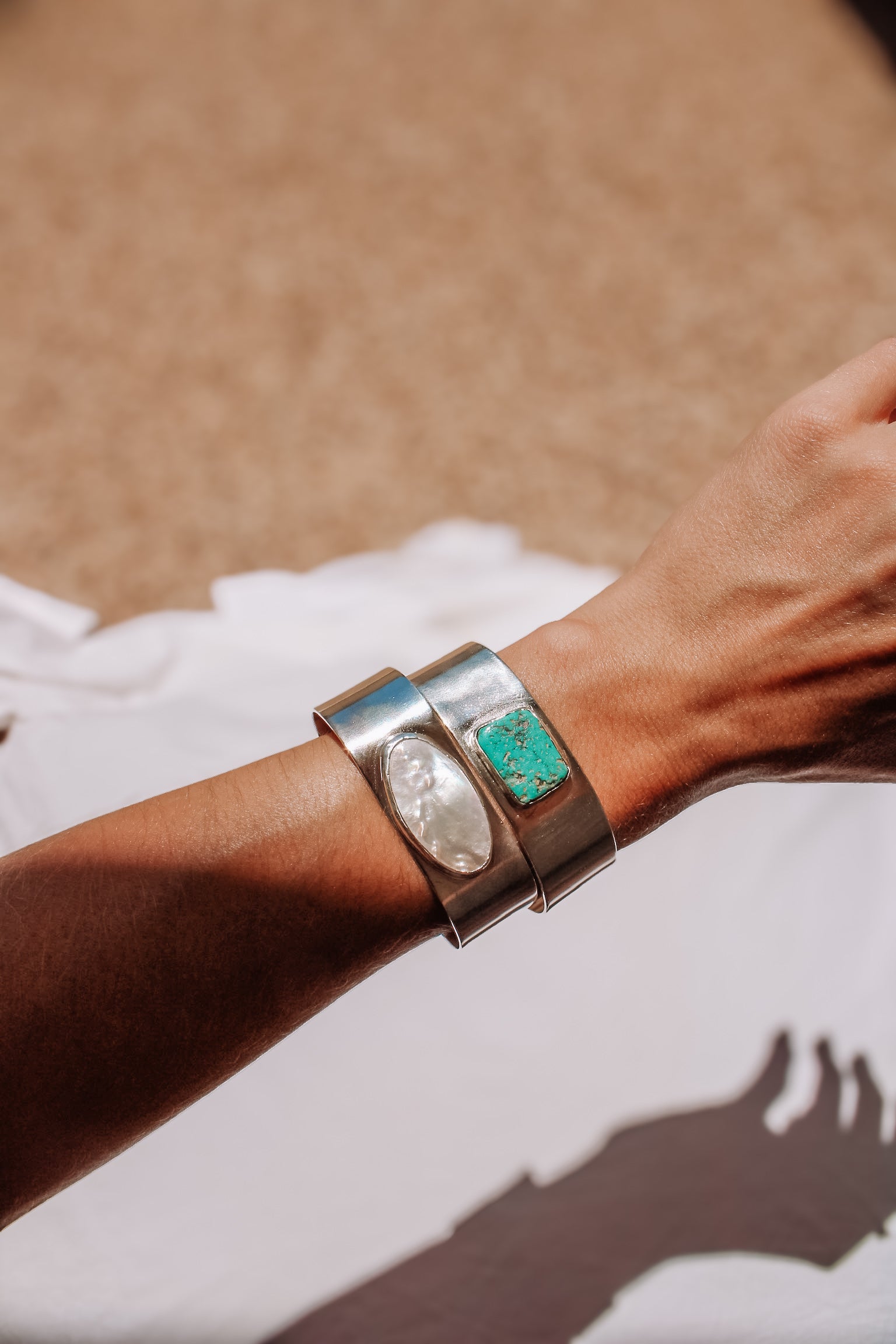 Doral Wide Turquoise Cuff Bracelet - Wooten's