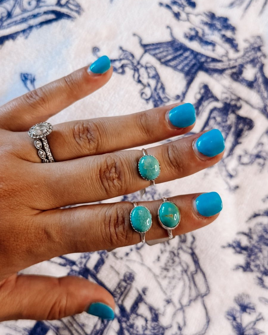 El Campo Turquoise Ring - ring - Horseshoe J & Co.