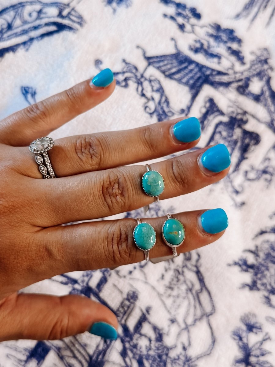El Campo Turquoise Ring - ring - Horseshoe J & Co.