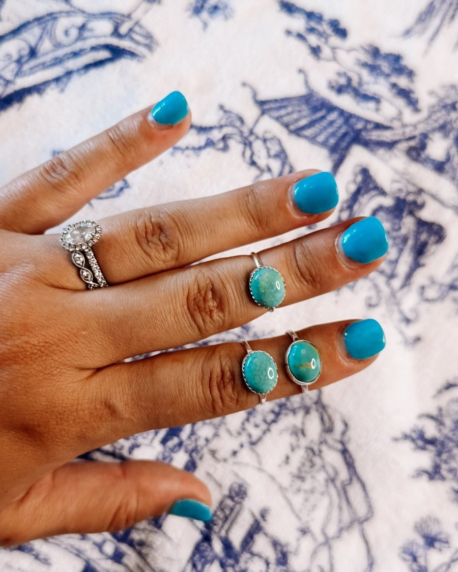 El Campo Turquoise Ring - ring - Horseshoe J & Co.