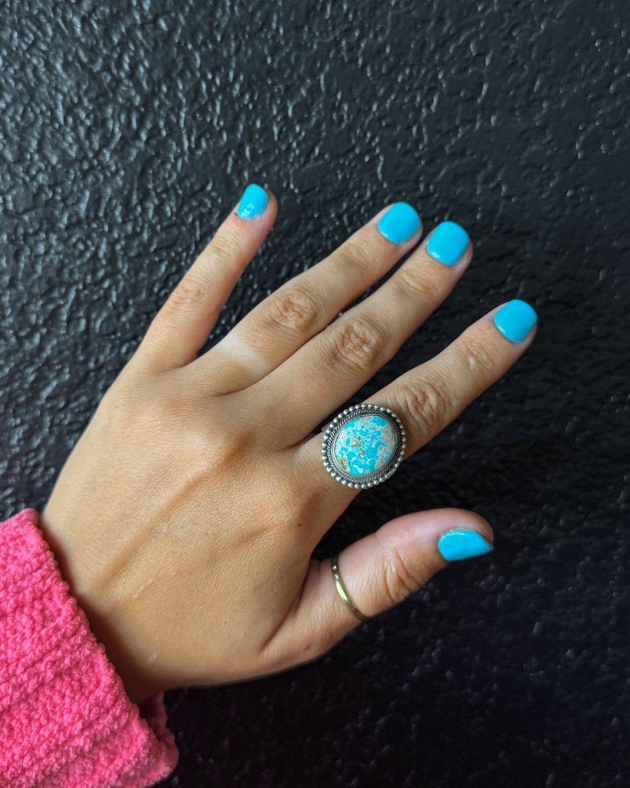 Express Blue Ridge Turquoise Ring - ring - Horseshoe J & Co.
