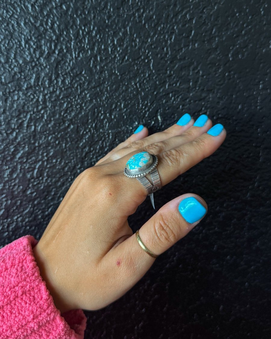 Express Blue Ridge Turquoise Ring - ring - Horseshoe J & Co.