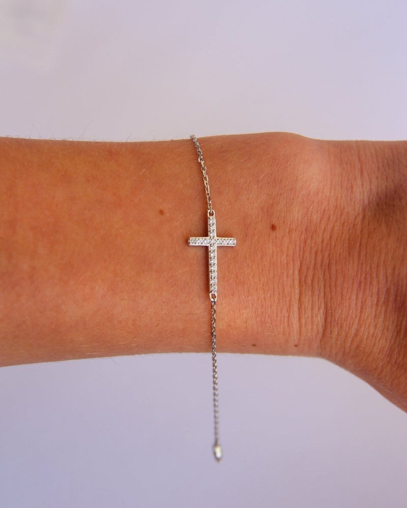 Fortine Cross Bracelet - Horseshoe J & Co.