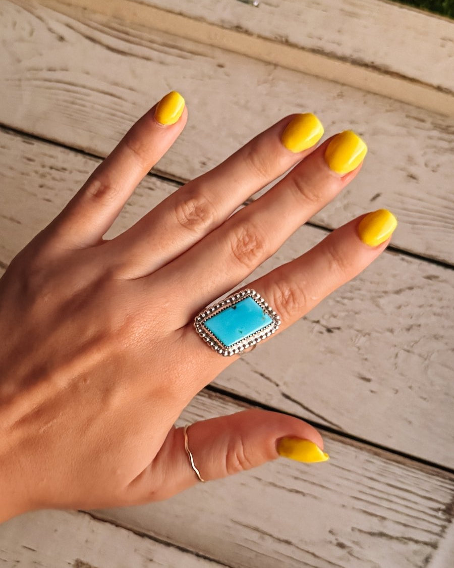 Frankston Turquoise Ring - Horseshoe J & Co.