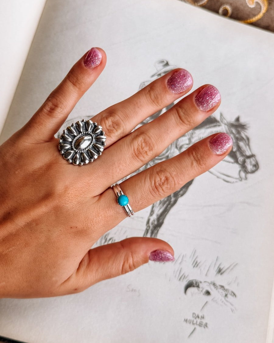 Froid Silver Ring - Horseshoe J & Co.