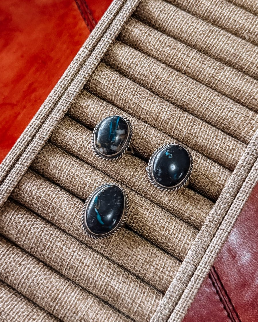 Gadsden Blue Moon Turquoise Adjustable Ring - Horseshoe J & Co.