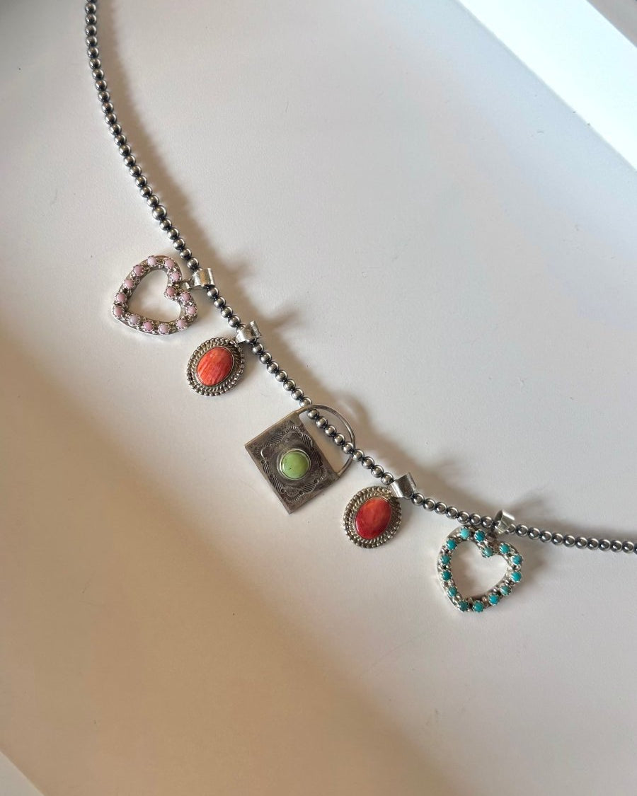 Gatesville Red Spiny Oyster Pendant - Horseshoe J & Co.