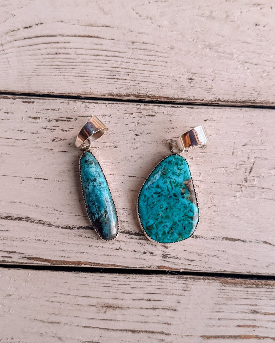 Goliad Turquoise Necklace Pendant - Horseshoe J & Co.