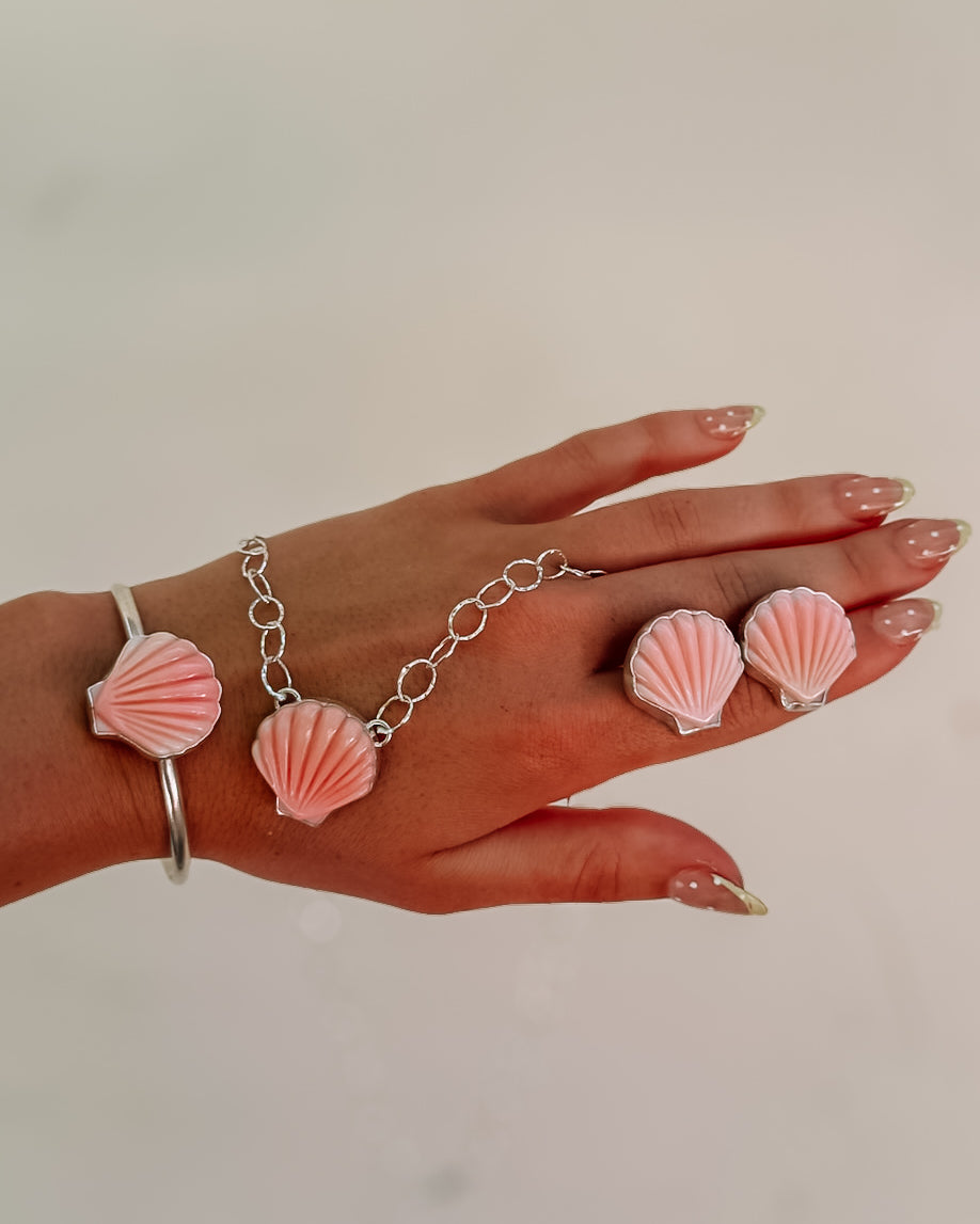 Gulfport Pink Conch Shell Necklace - Wooten's