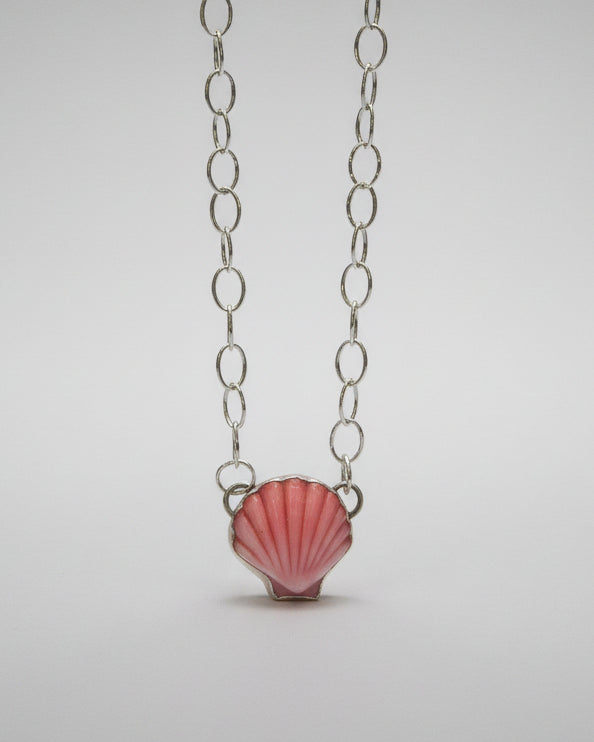 Gulfport Pink Conch Shell Necklace - Wooten's