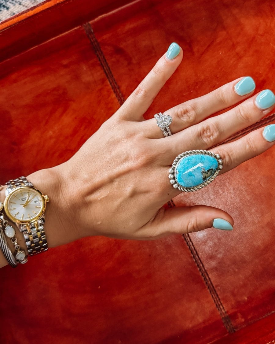 Hackberry Royston Turquoise Ring - 2 - Horseshoe J & Co.