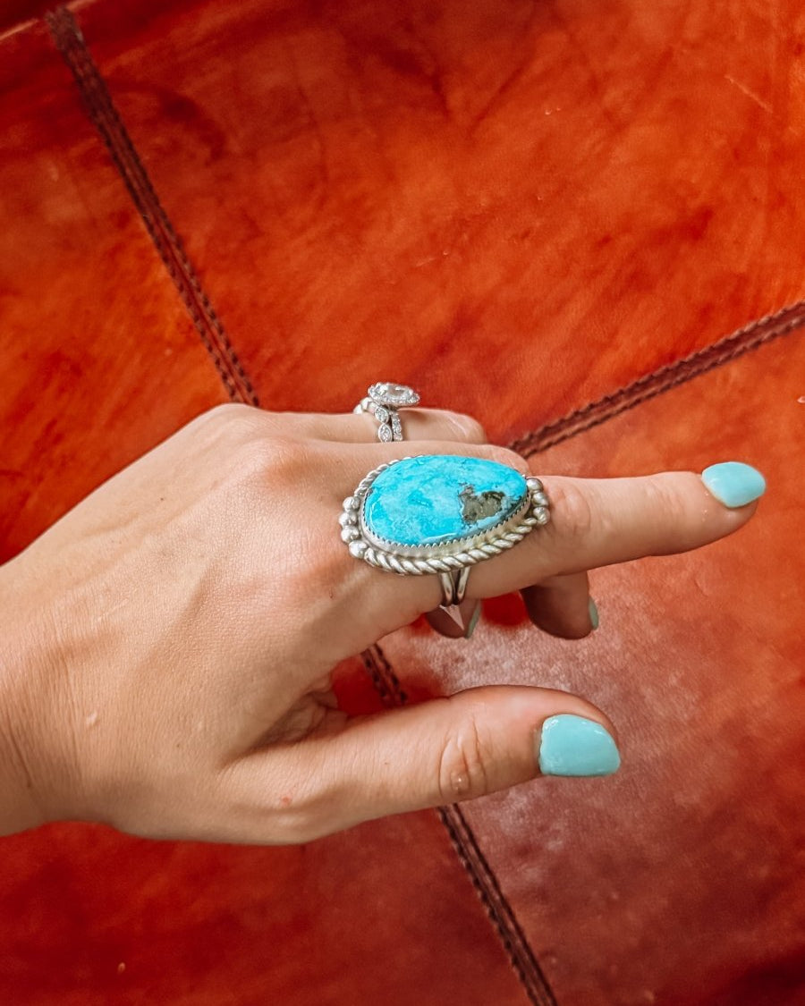 Hackberry Royston Turquoise Ring - 2 - Horseshoe J & Co.