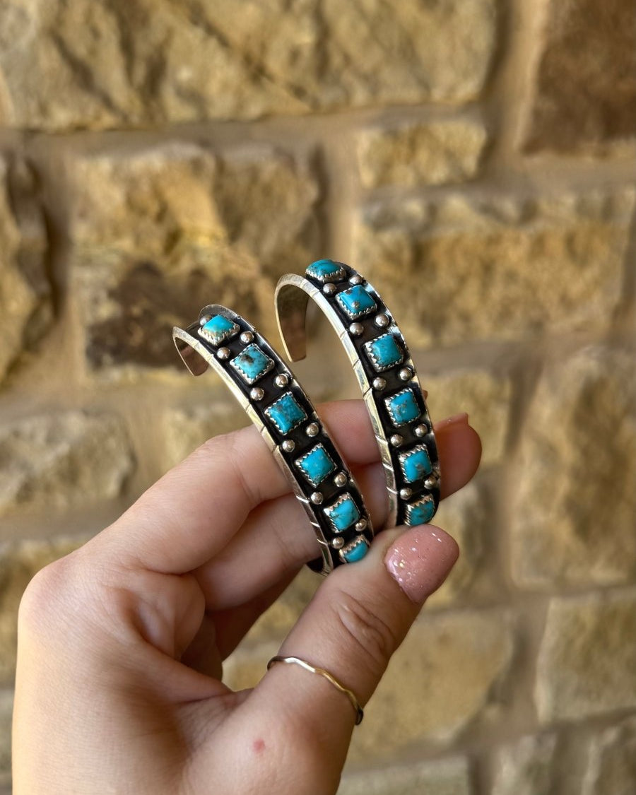 Hallsville Turquoise Cuff Bracelet - Horseshoe J & Co.