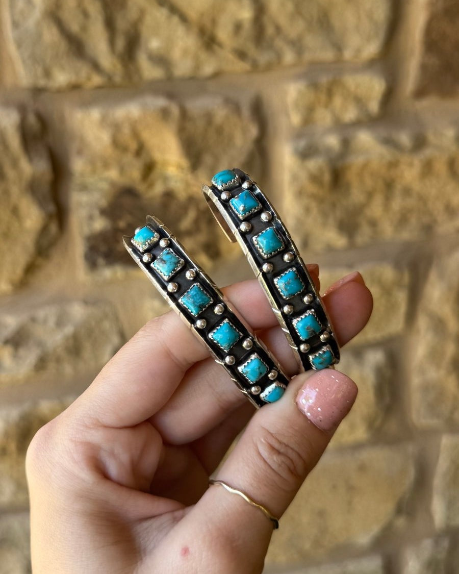 Hallsville Turquoise Cuff Bracelet - Horseshoe J & Co.