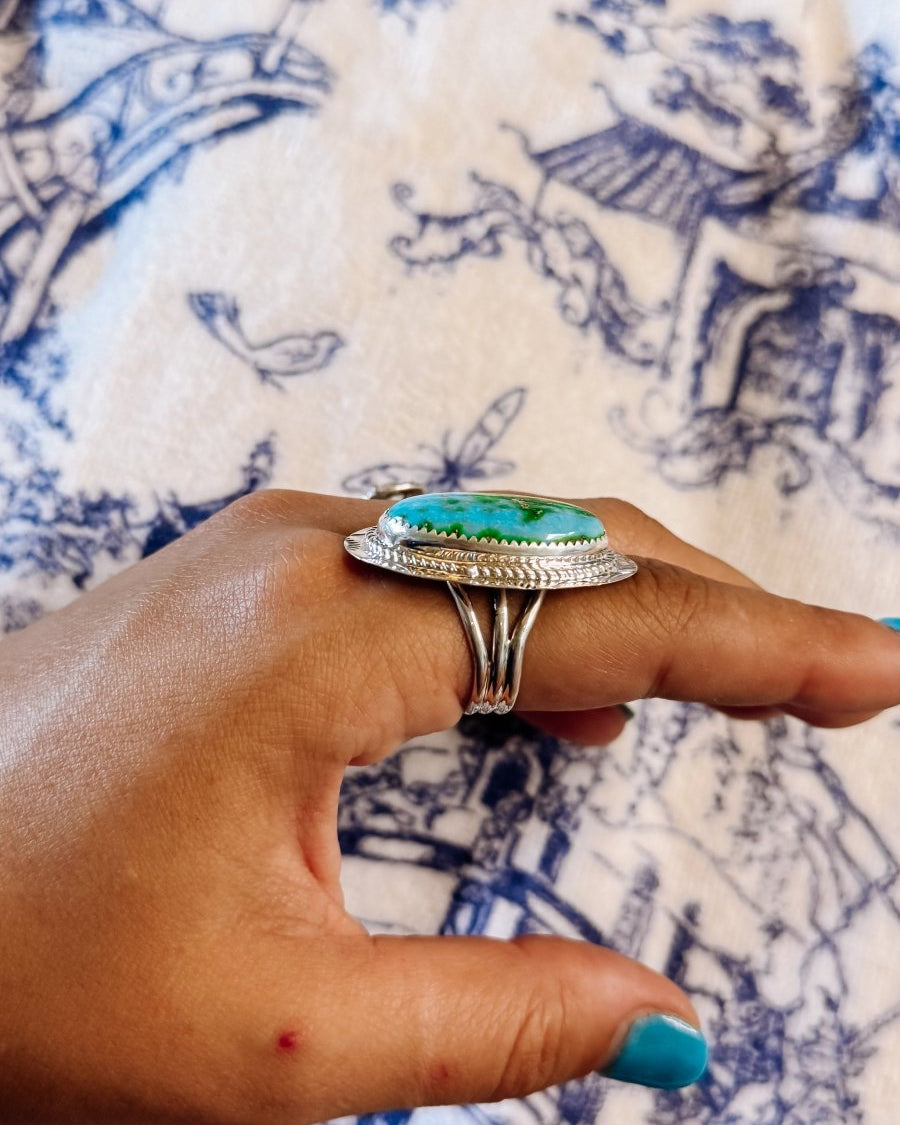 Harper Sierra Bella Turquoise Ring - ring - Horseshoe J & Co.