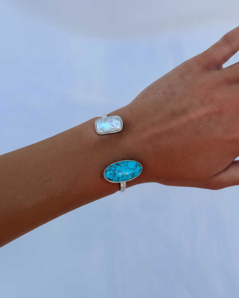 Havana Freshwater Pearl and Turquoise Bracelet - Wooten's