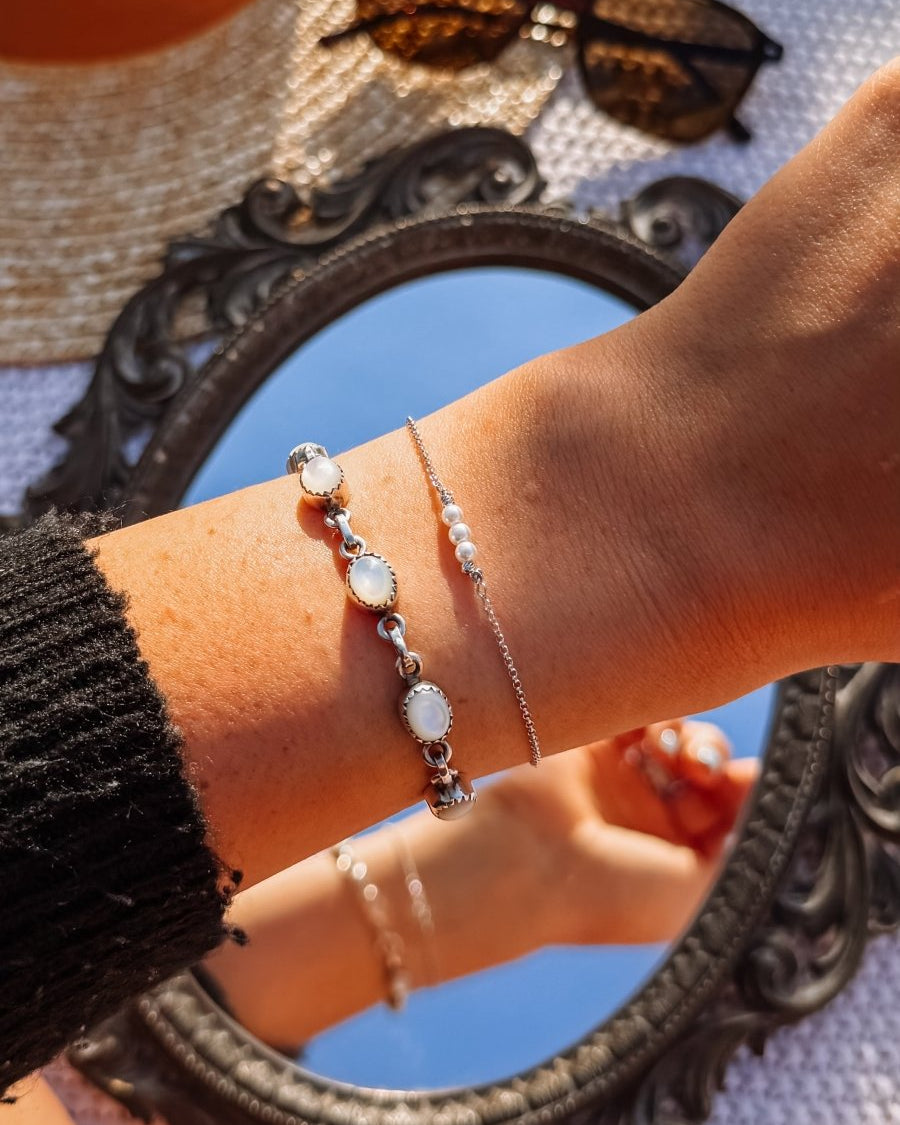 Helena 3 Pearl Bracelet - Wooten's