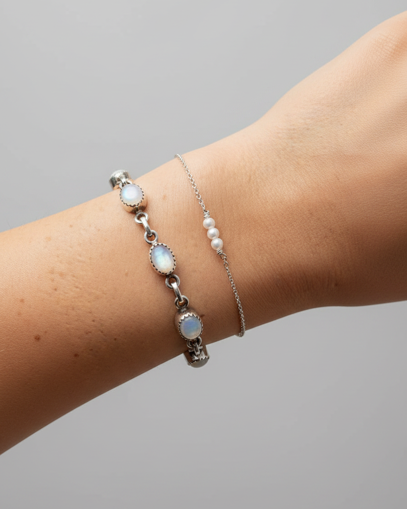 Helena 3 Pearl Bracelet - Wooten's
