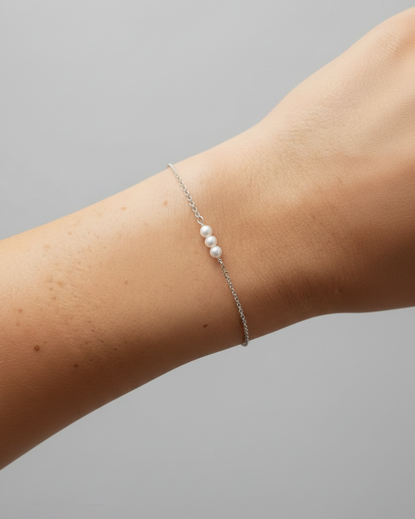 Helena 3 Pearl Bracelet - Wooten's