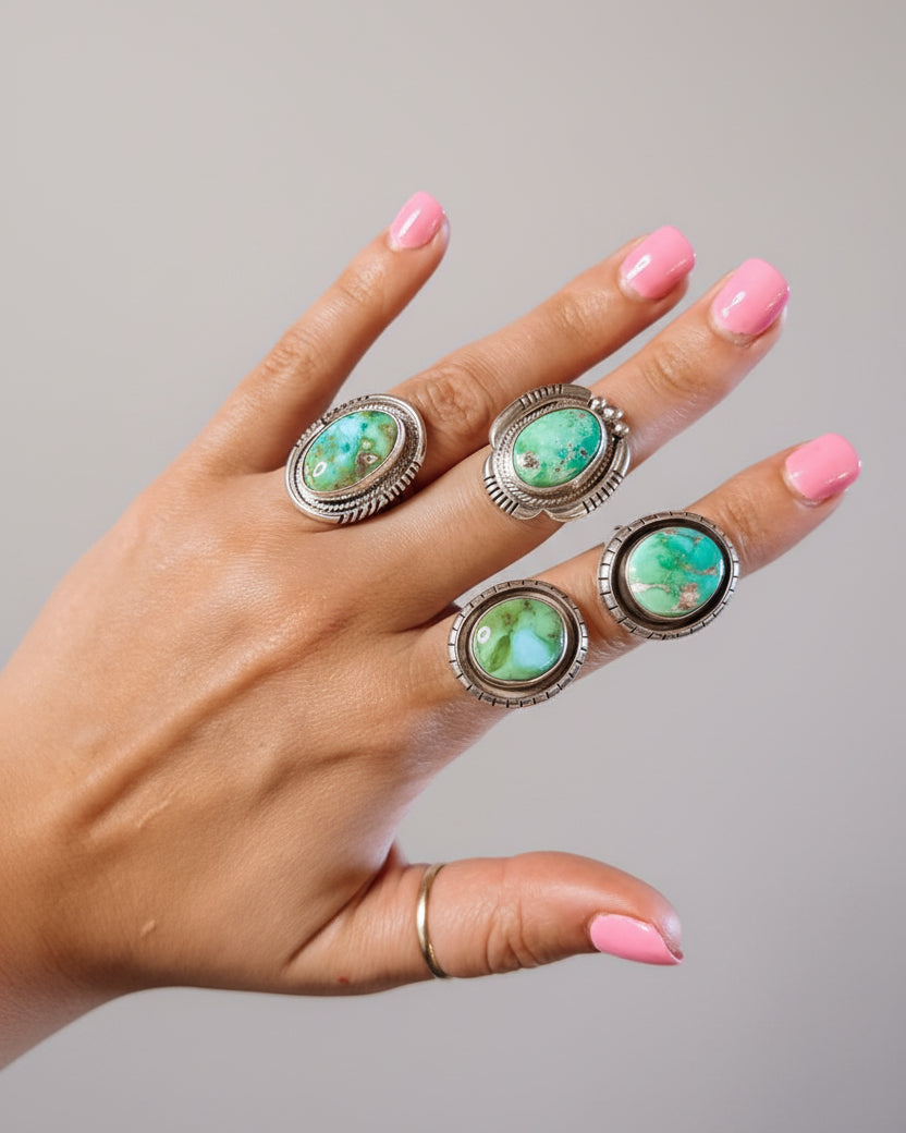 Hey Good Lookin' Turquoise Ring - Horseshoe J & Co.