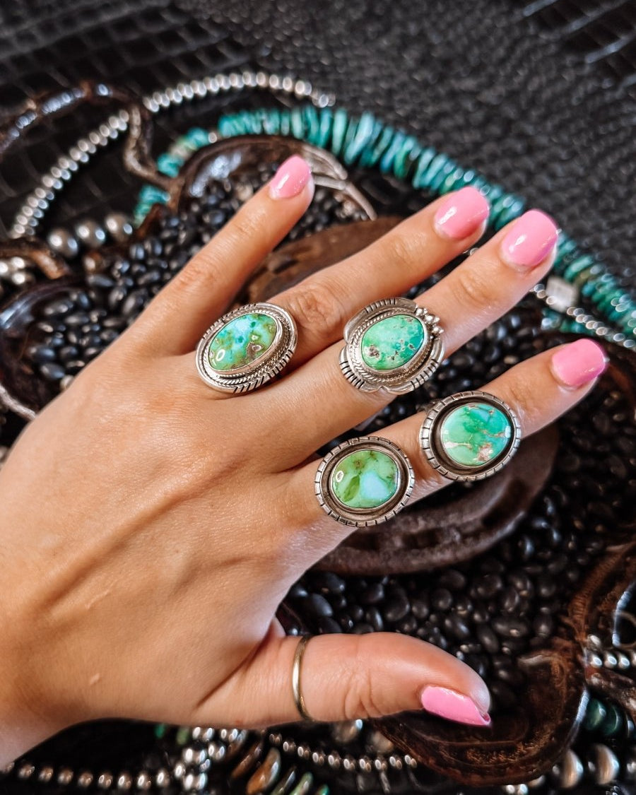 Hey Good Lookin' Turquoise Ring - Horseshoe J & Co.